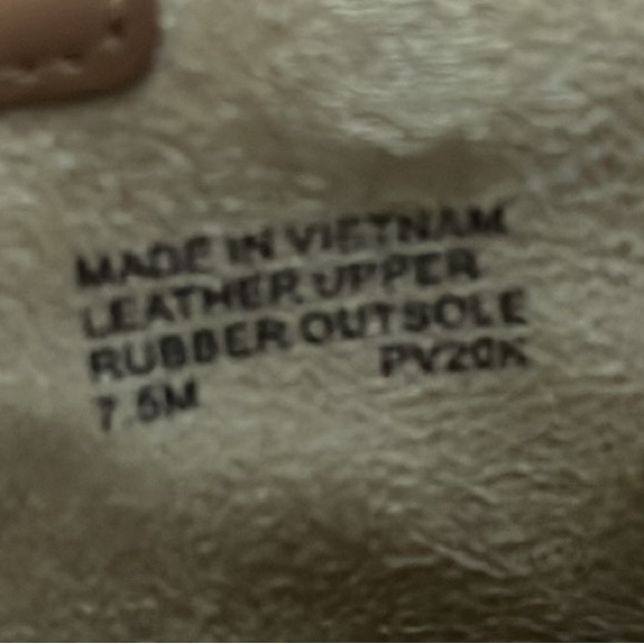 Michael Kors Aldridge Ankle Bootie Block Heel Camel Color size 7.5 - Picture 13 of 16